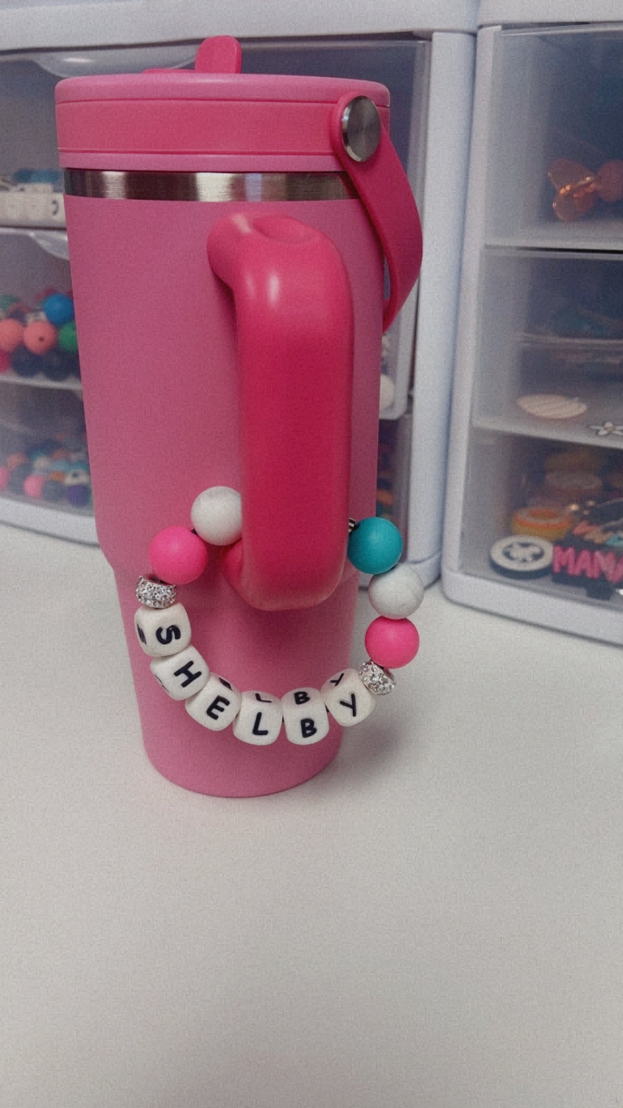 Name cup charm