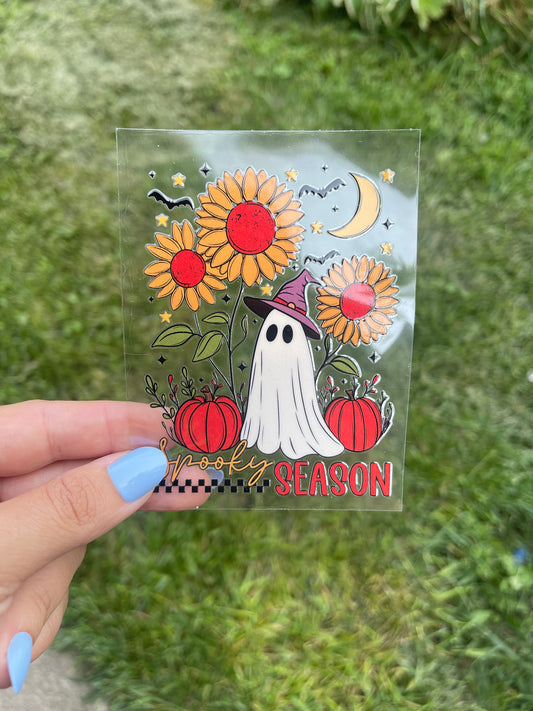 Ghost with sunflowers